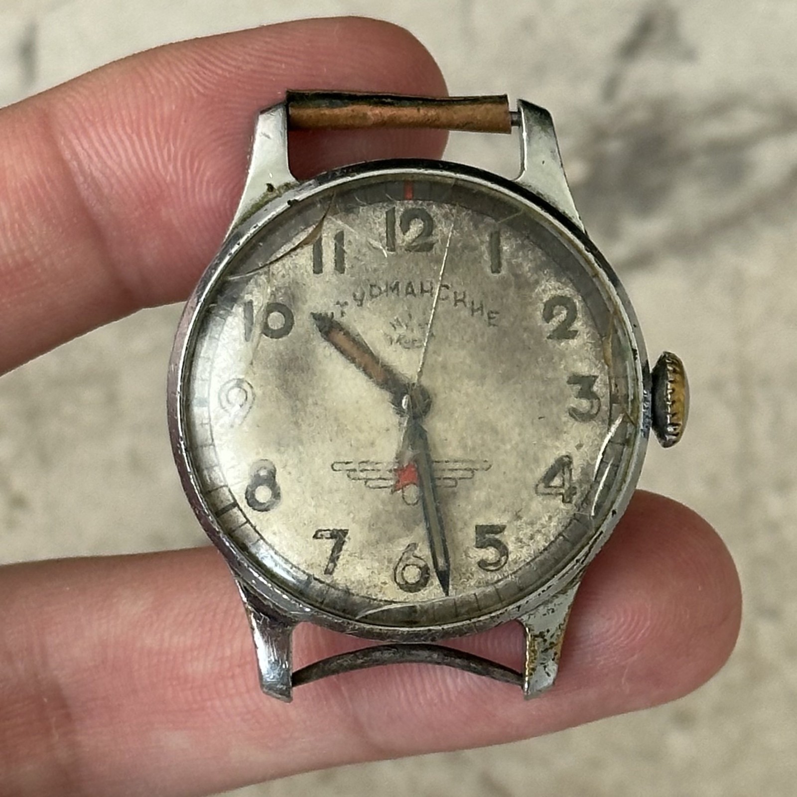 STURMANSKIE TYPE 1 Yurii Gagarin KIROV 1MCHZ SU vtg Soviet USSR Watch 15Jew.