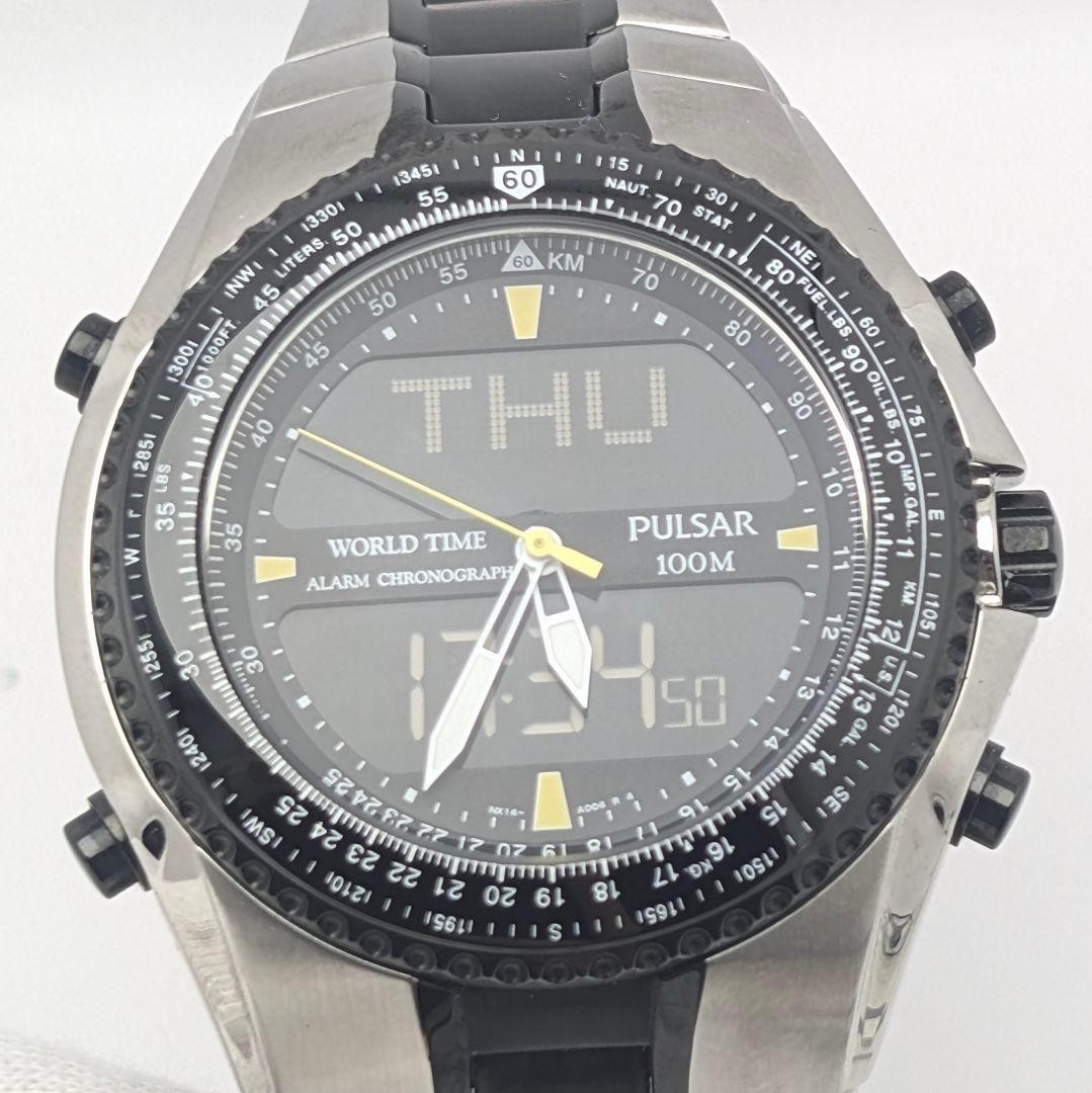 Unused SEIKO PULSAR Seiko Pulsar Overseas Model Digital Analog