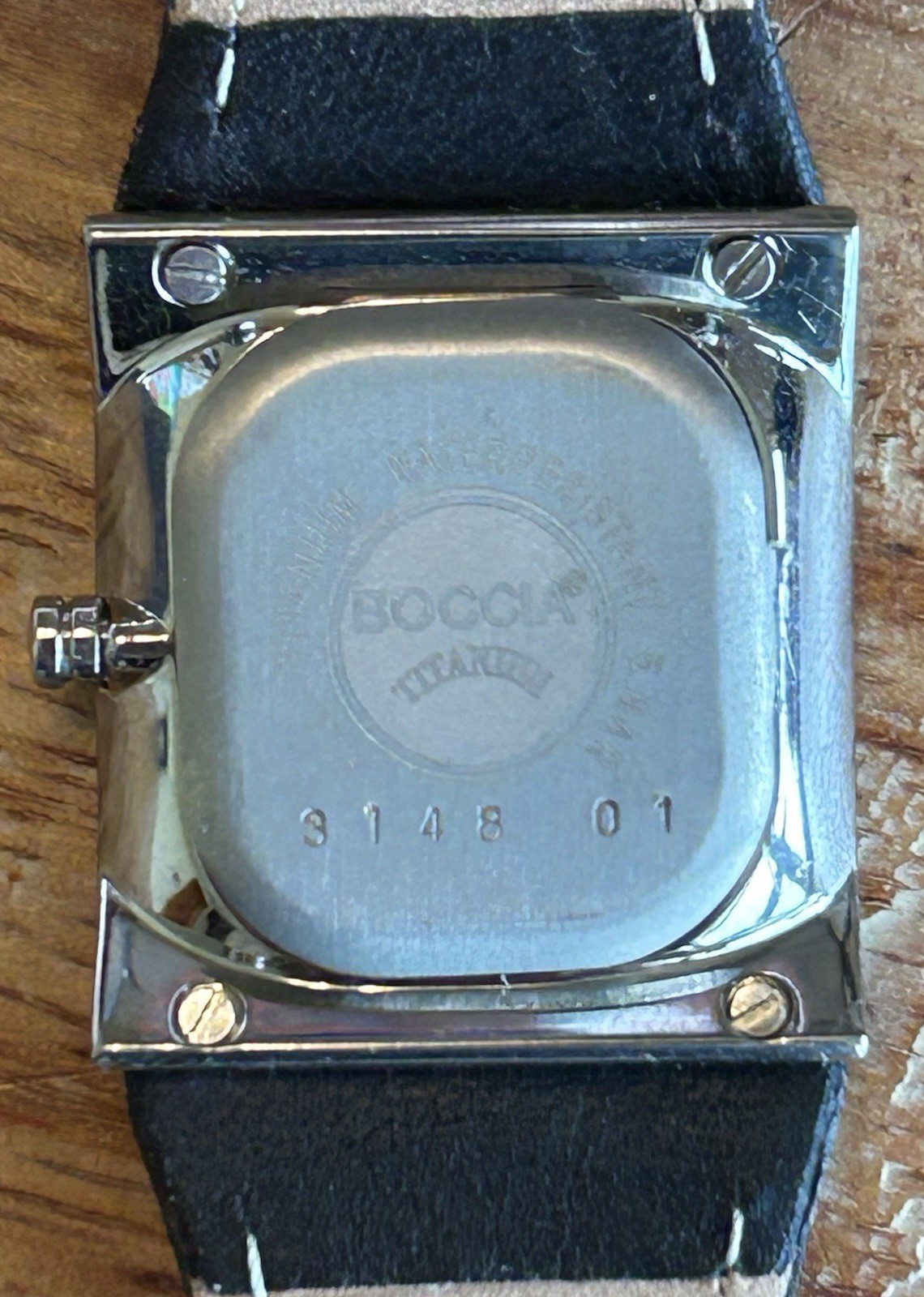 Boccia Titanium 5 Bar 3148 01 Quartz Watch New 24mm Never Worn New Battery