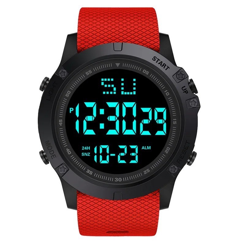 Waterproof Digital Sports Watch Military Tactical LED Backlight Wristwatch Men