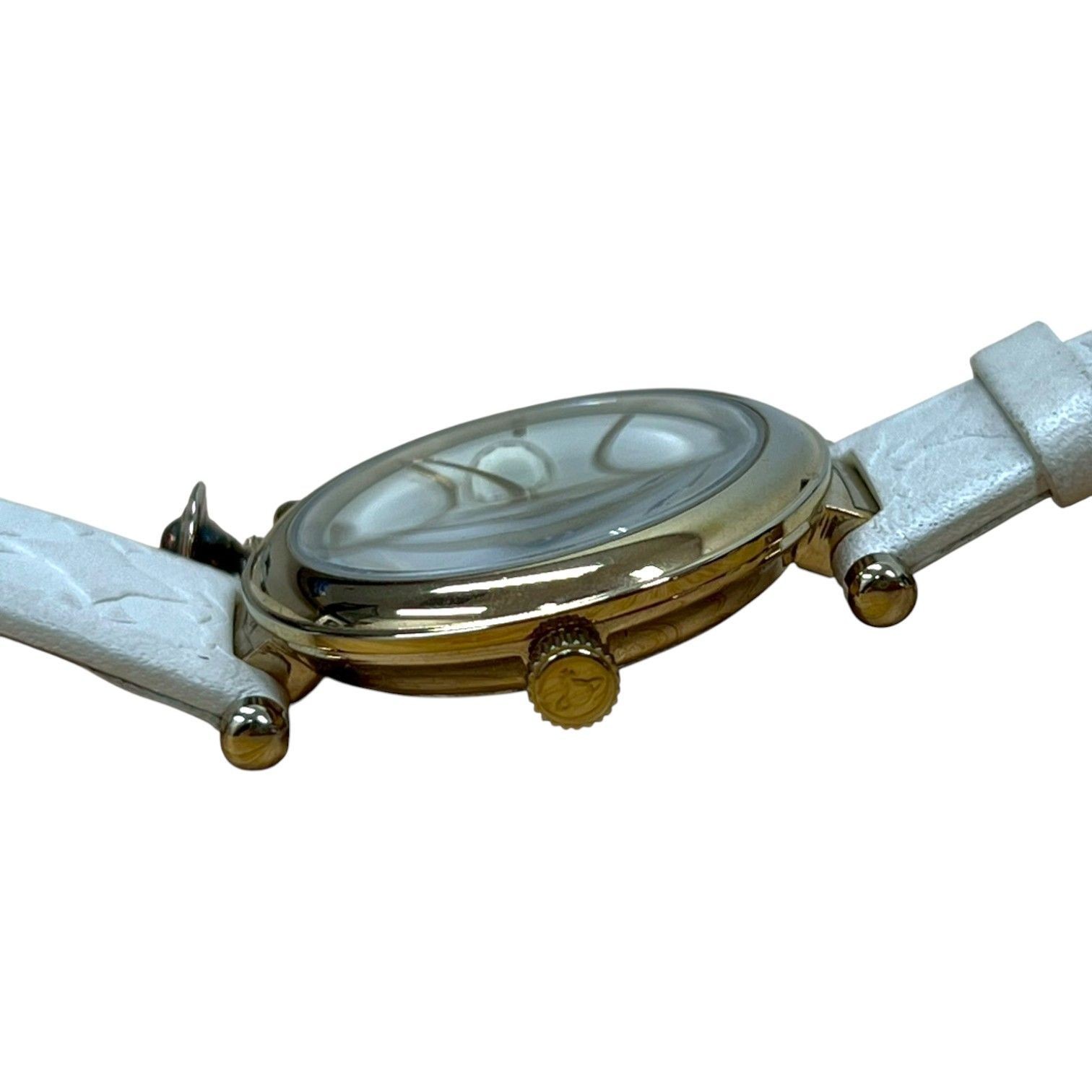 Vivienne Westwood Women’s Watch with Orb Charm in Platinum Gold