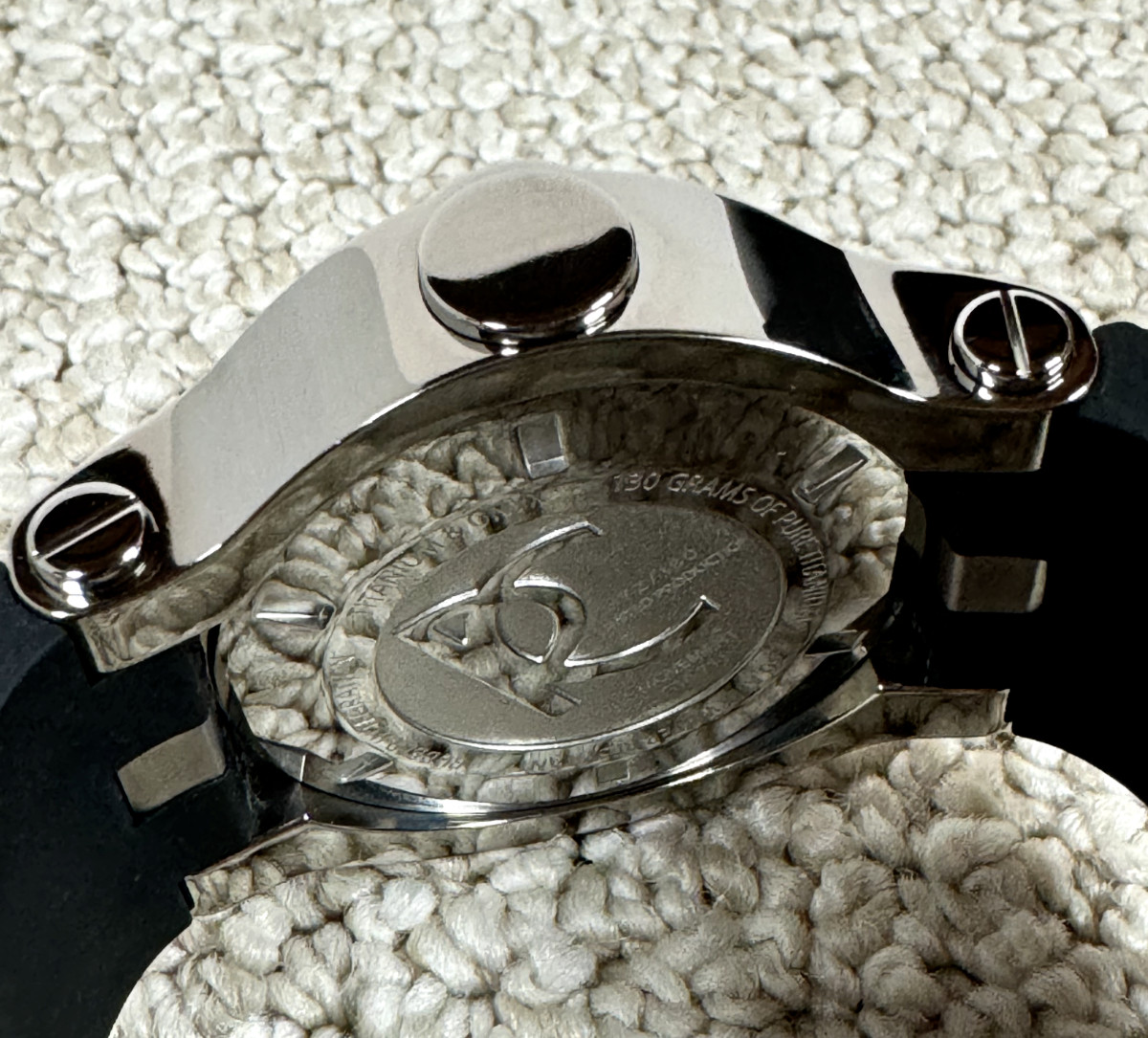 VTG. Renato T-Rex Mens Swiss Chronograph Diver Watch Titanium Onyx New in Box