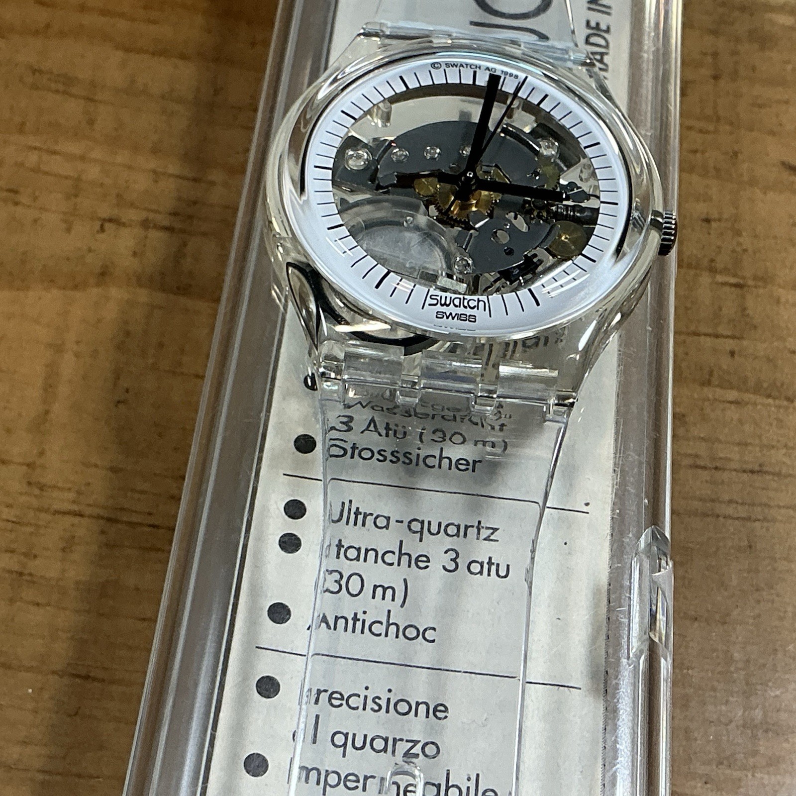 1998 JELLY FISH STYLE – SEE THRU – CLEAR [ NOS ] 34mm