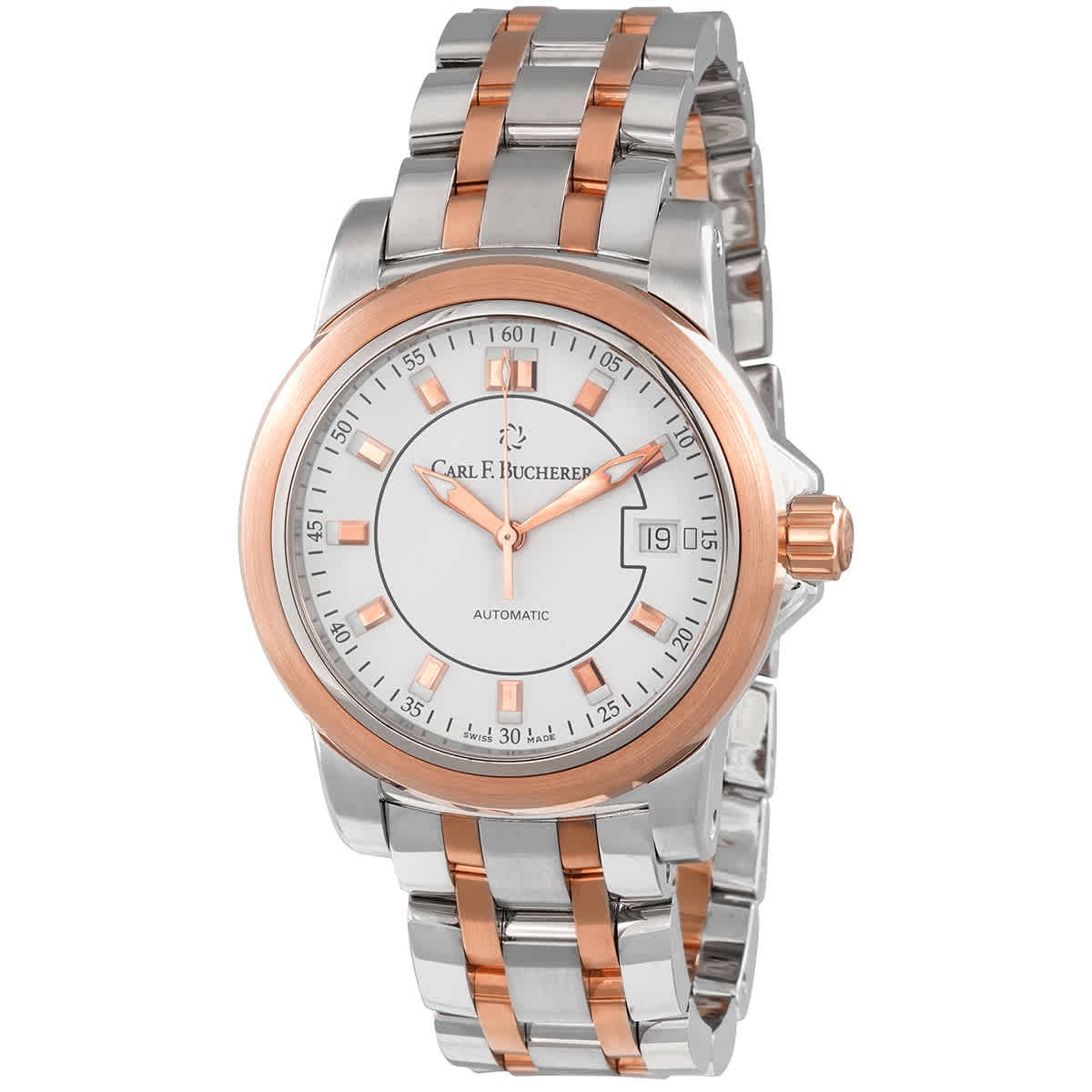 Carl F. Bucherer Patravi AutoDate 00.10617.07.23.21 18k Gold Steel 39 MM Men’s
