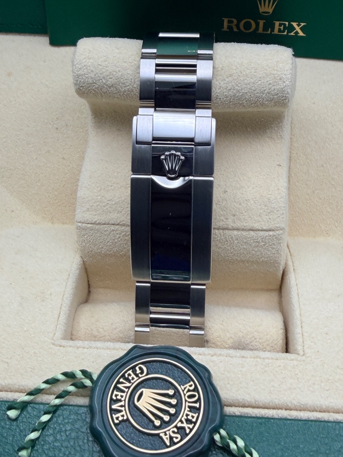 Rolex GMT-Master II 116710BLNR Silver Oyster Bracelet with Blue and Black Bezel