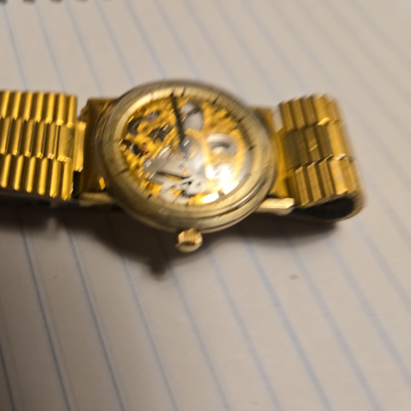 Vintage Wittnauer Skeleton Mens Watch 17 Jewels 10 ML
