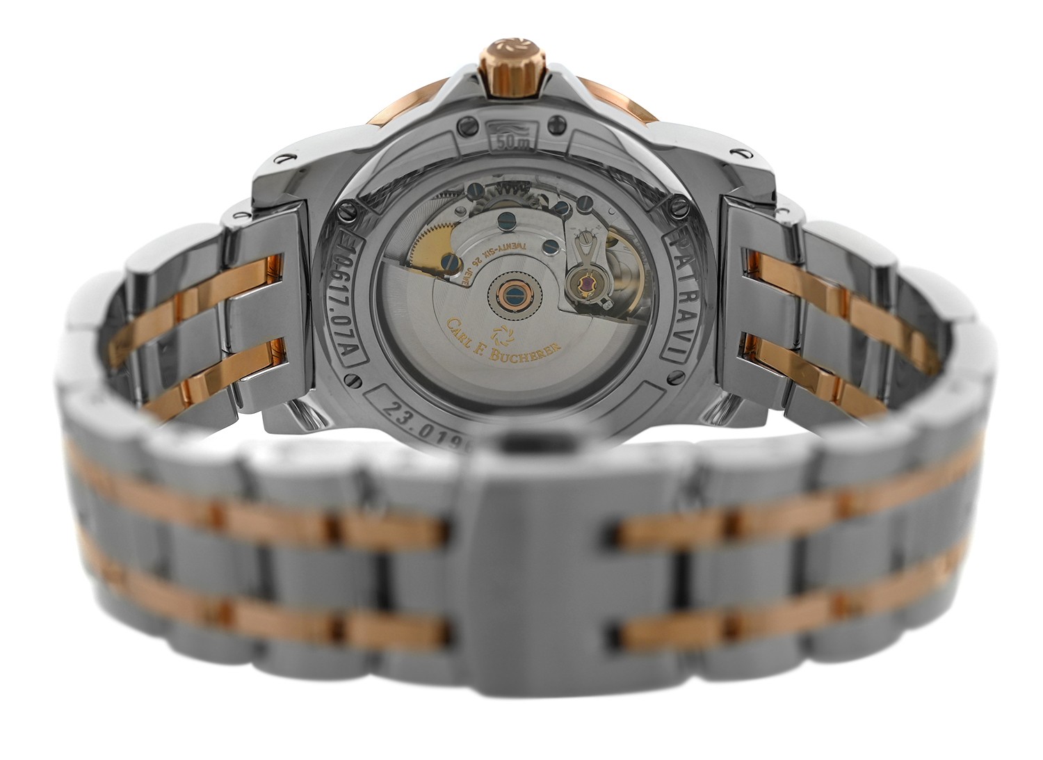 Carl F. Bucherer Patravi AutoDate 00.10617.07.23.21 18k Gold Steel 39 MM Men’s