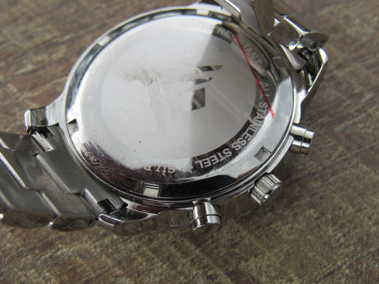 NEW SILPADA Stainless Steel Silver CZ Baguettes Finishing Touch Watch T2956 2956
