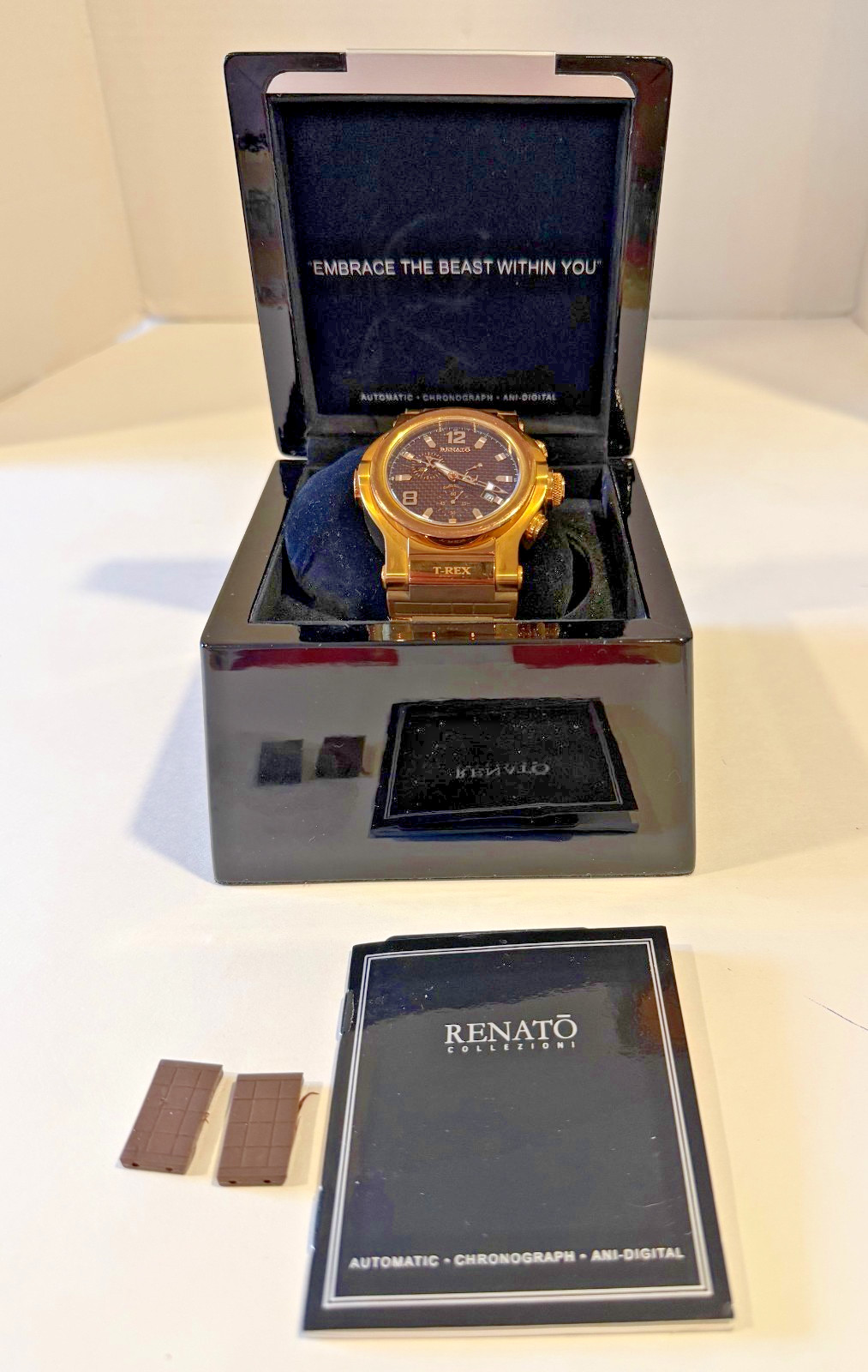 Renato Calleziani Chronograph «T REX» Men’s Watch – RARE!