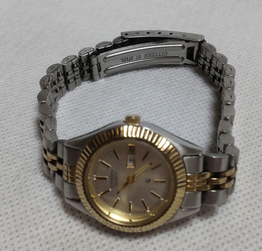 CITIZEN 6000-K09346 Quartz Two-Tone Ladies Watch, 26mm, wrist 18.0cm/7.1in