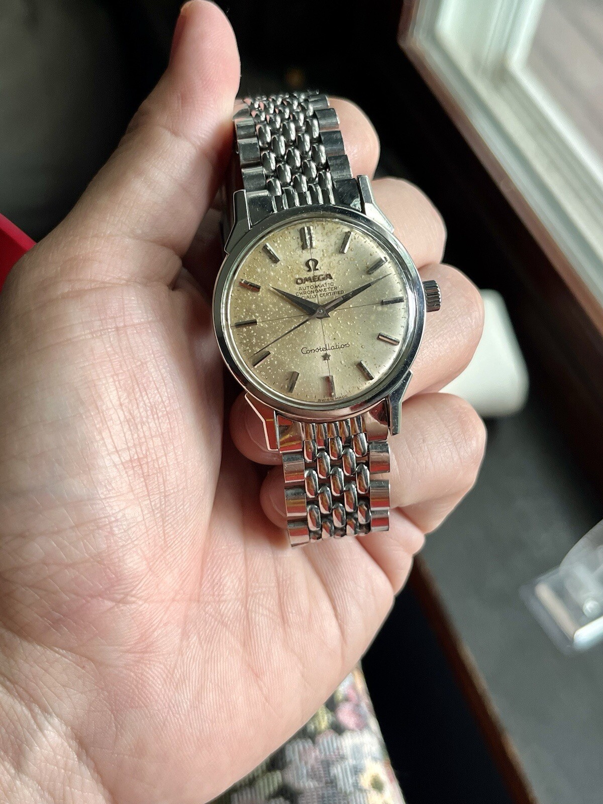 Vintage OMEGA Constellation Cal 551 Steel Automatic Mens Watch 167.005