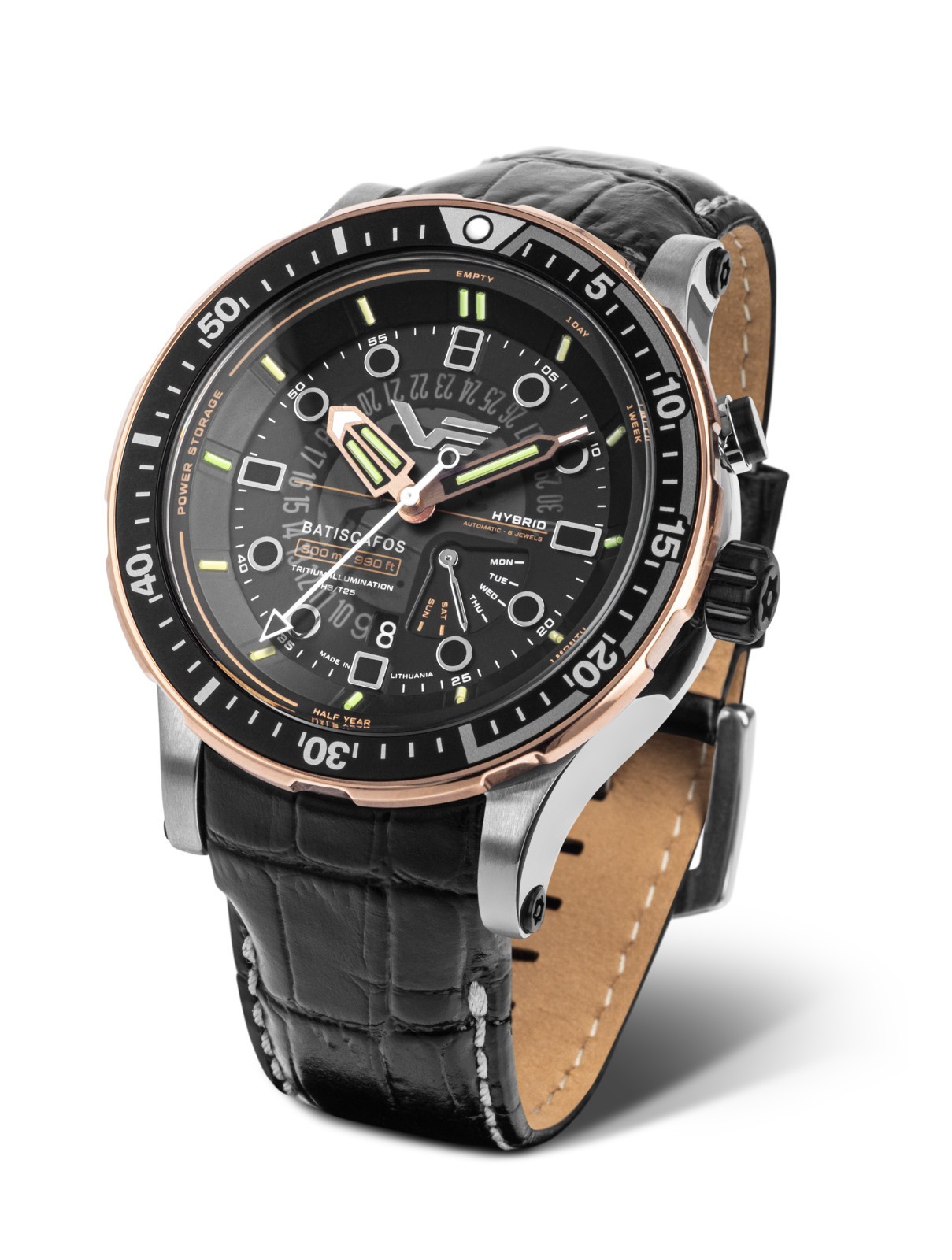 Vostok-Europe BATISCAFOS PX84-511E769B Hybrid Automatic 300M Bracelet