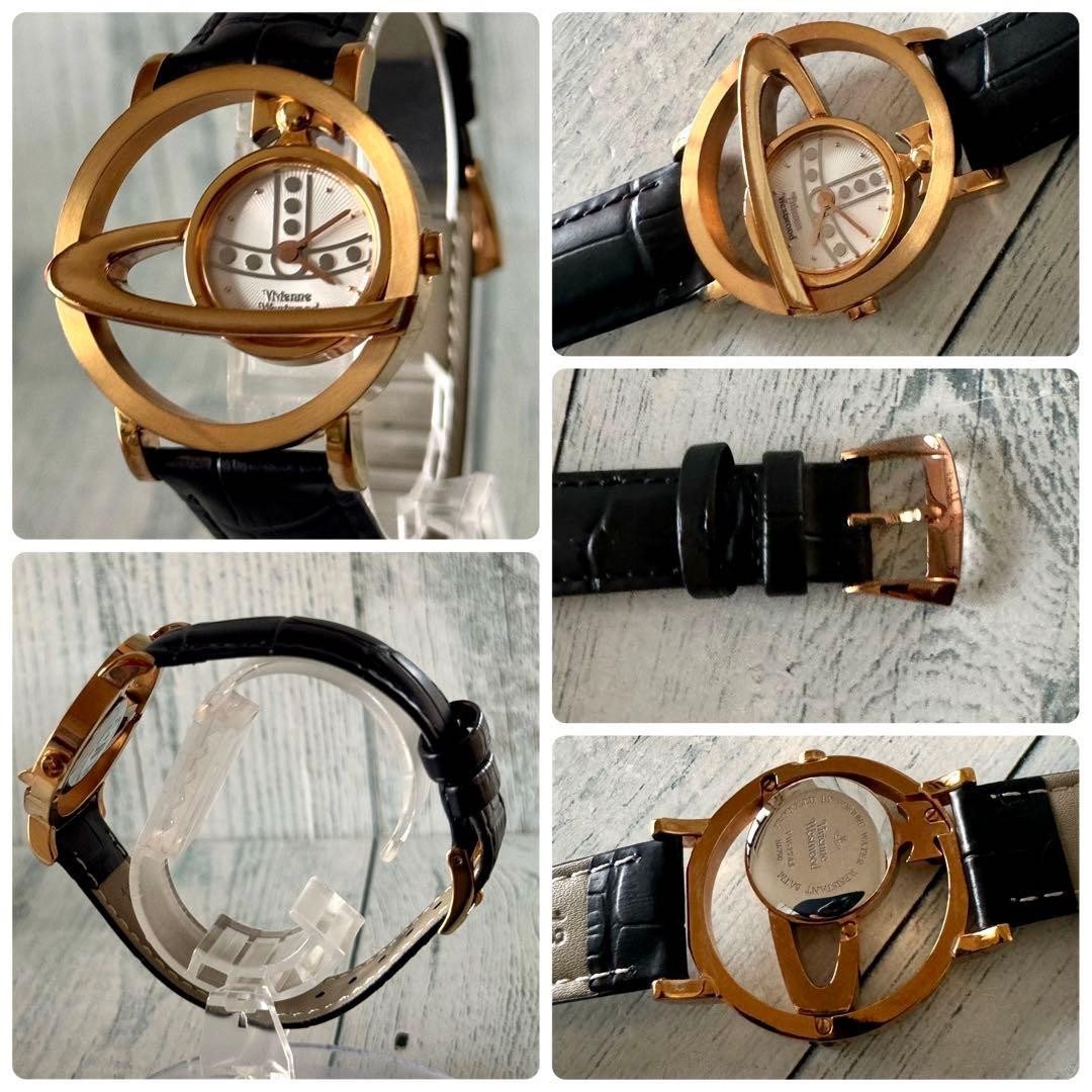 Vivienne Westwood Circle Orb PG Wristwatch Genuine Timepiece Vintage