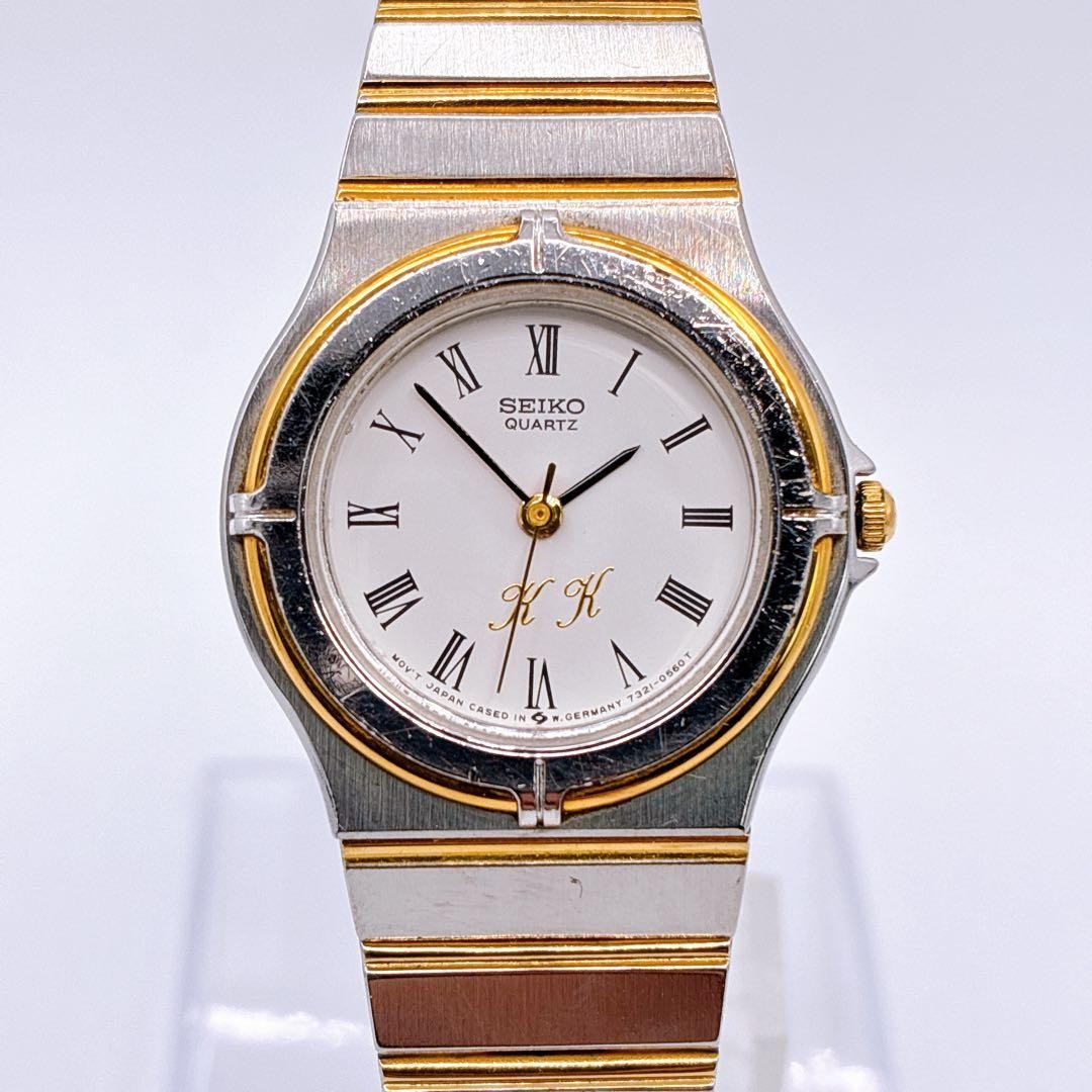 Rare SEIKO 7321 0130 Made in 1993 Roman Quartz