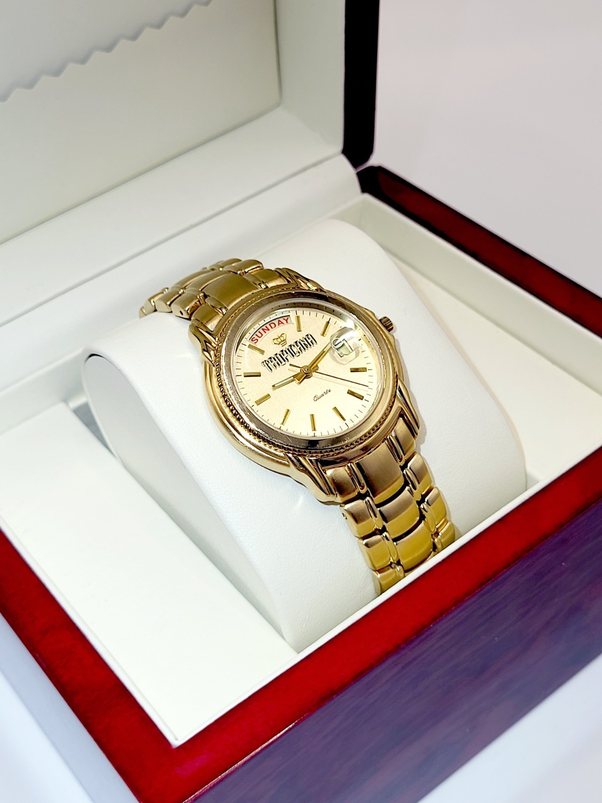 Jules Jurgensen Tropicana Watch 1980’s [New] 35mm Unisex Day-D Date New Battery