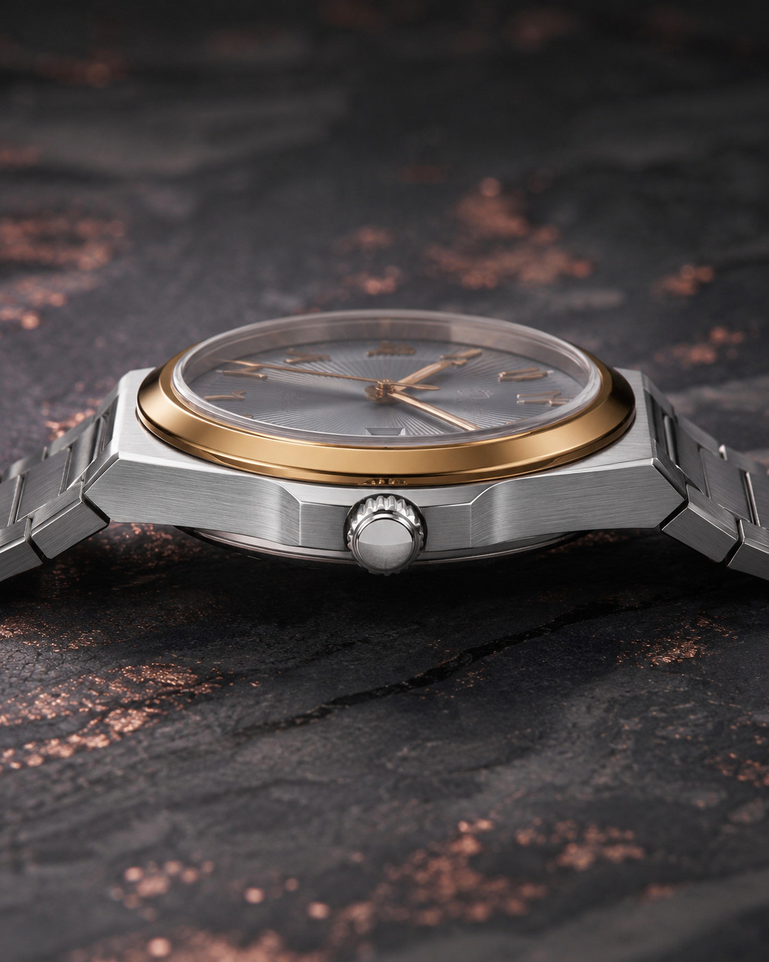 Élan Noir Série I Silver/Blue 36mm Automatic NH35 Sapphire Crystal Steel Watch