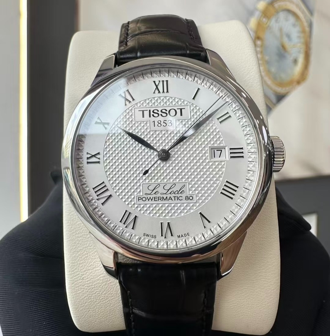 Tissot Le Locle Powermatic 80 T006.407.16.033.00 Silver Dial 39.3mm Men’s Watch