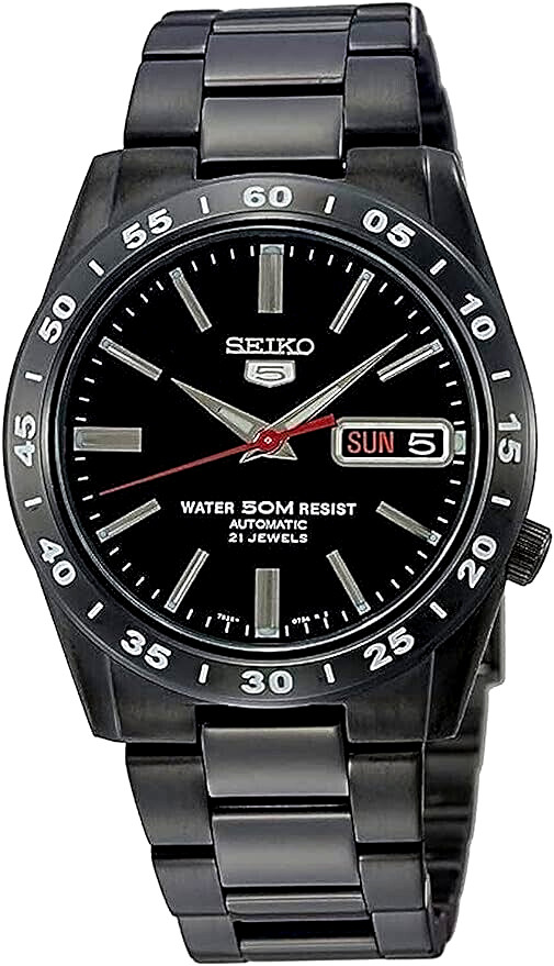 SEIKO SEIKO5 SNKE03K1 Black Automatic Men’s Watch New in Box