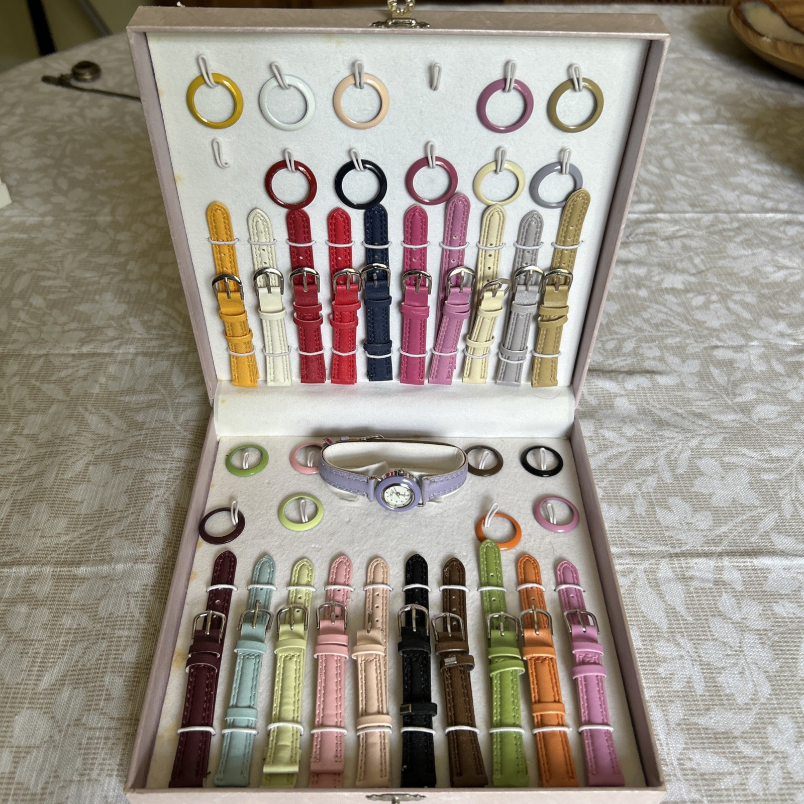 My Wish Collezioni 41 Piece Watch Set with Interchangeable Bands and Bezels