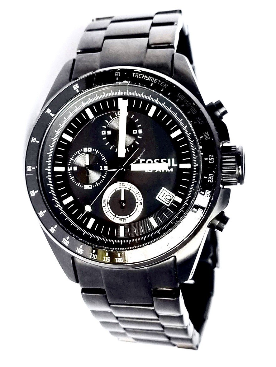 Fossil CH2601 Chronograph Stealth Black Quartz Watch