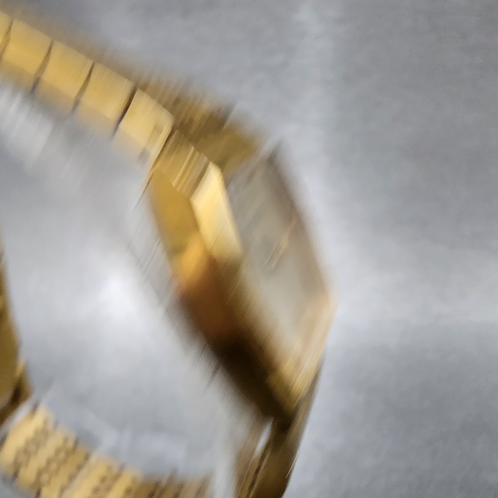 Citizen Watch Women 18mm Gold Dial Gold Tone Hexagon 86-0549 Manual Runs VTG
