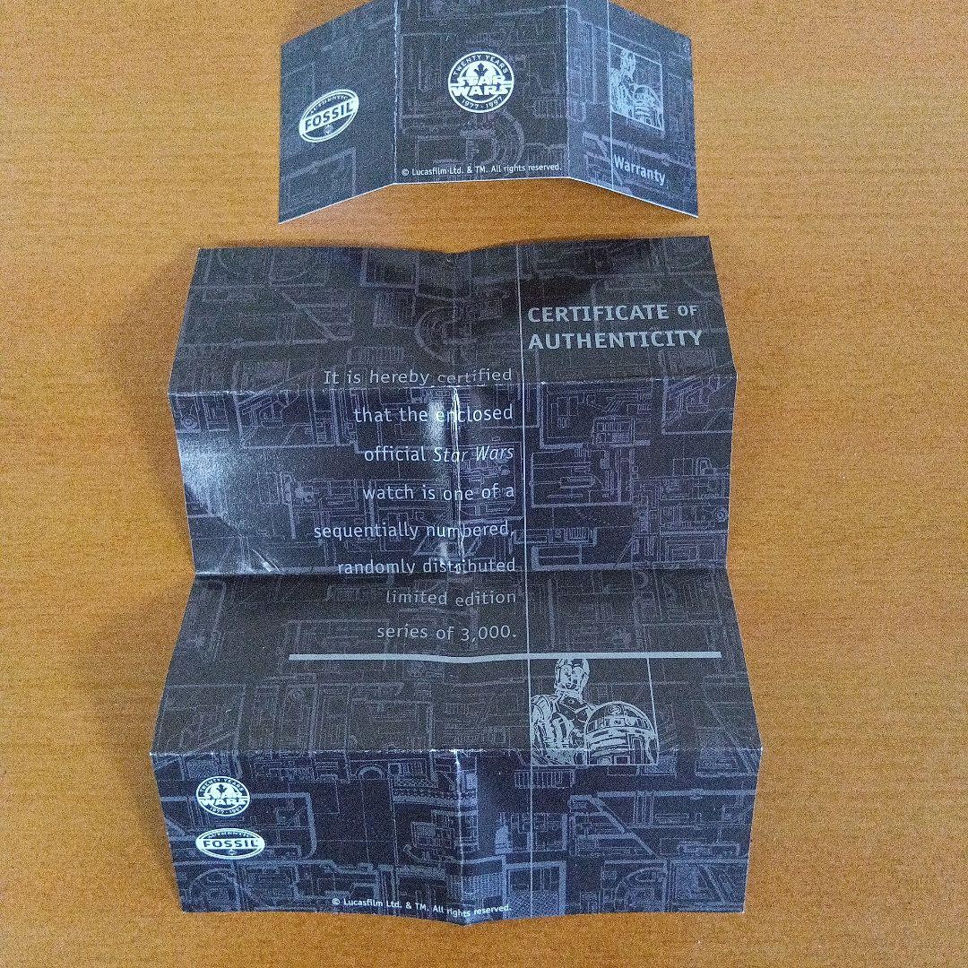 Fossil STAR WARS R2 D2 Watch Rare Limited to 3000 Worldwide