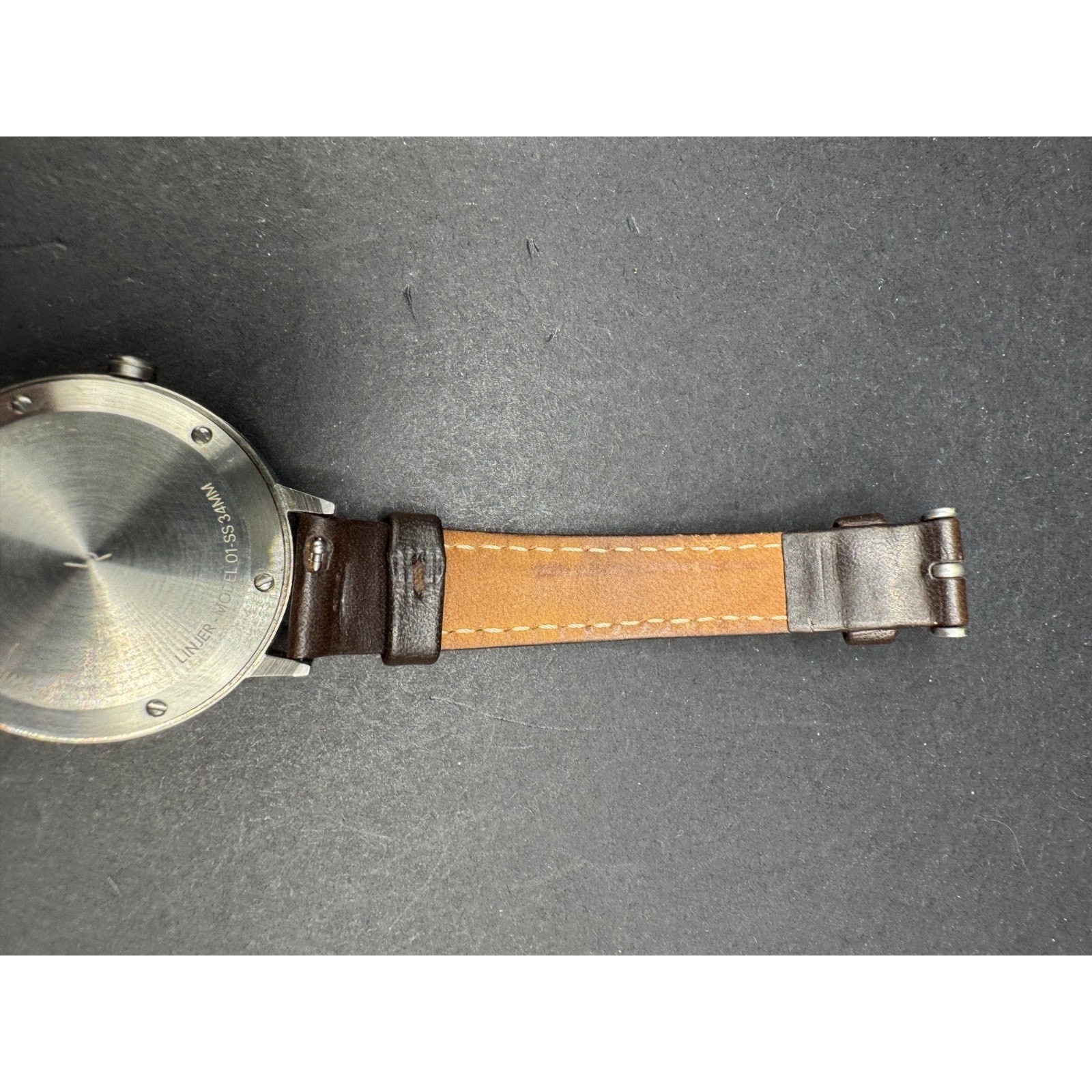 Linjer Model 01-SS 34mm Swiss Made Men’s Quartz Watch 3 ATM Sapphire Crystal