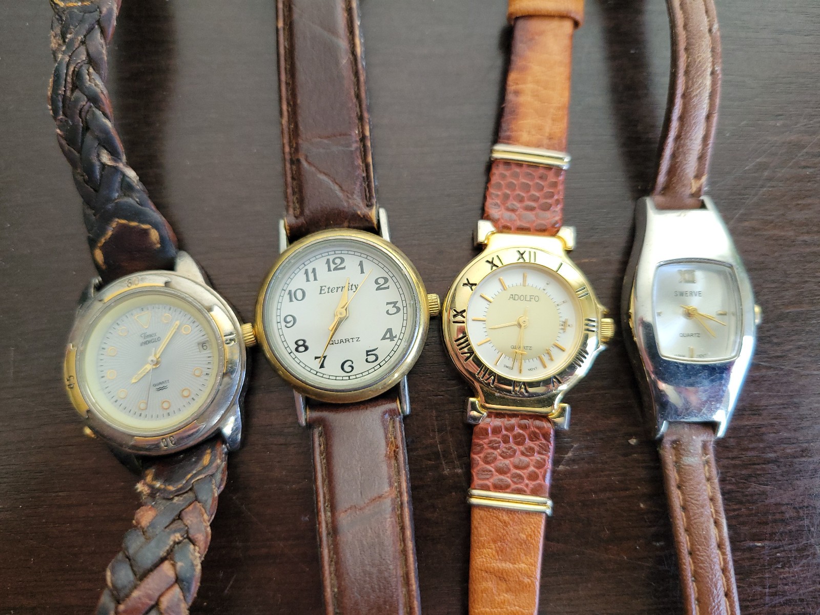 Lot of 16 mixed wrist watches various brands for parts or repair