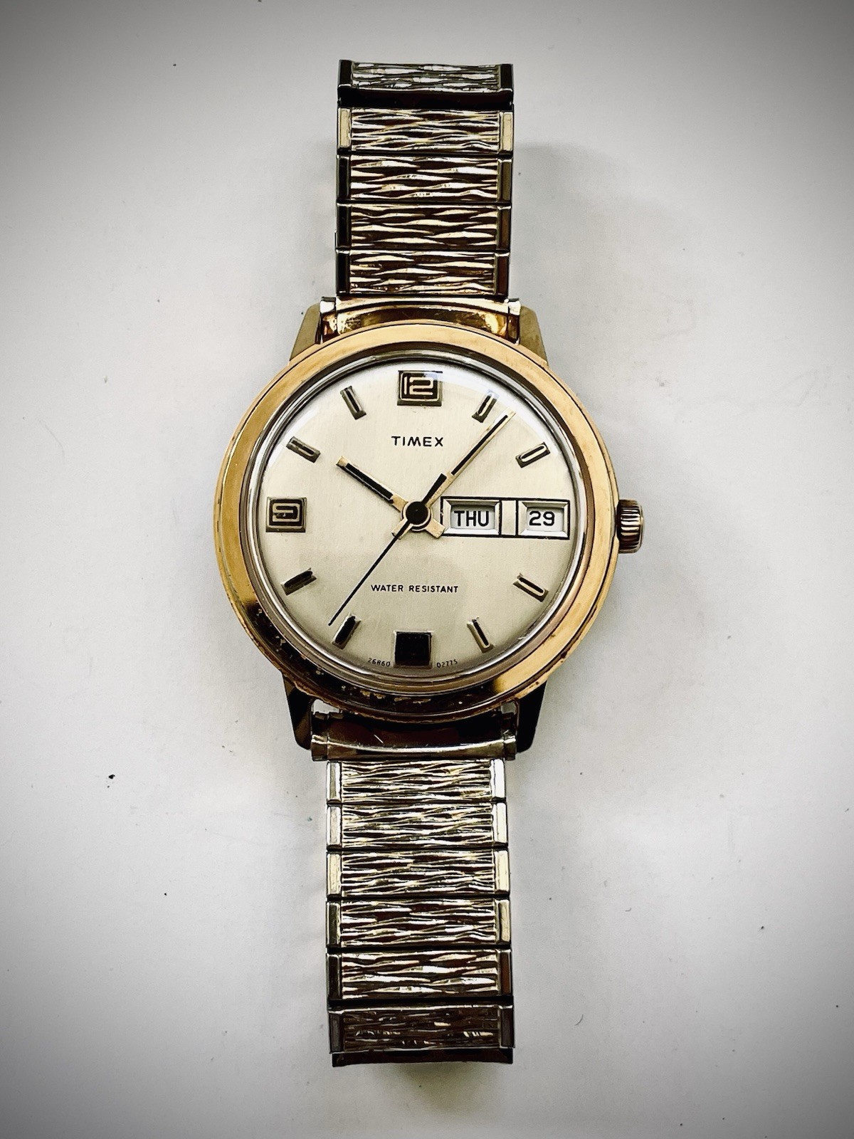 Vintage Timex Marlin Day Date Watch – Men’s 26860 02775 – Runs!