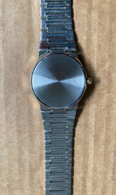 Vintage Two-Tone CVP Quartz Watch Japan Movement 1987 Untested W/ Manual & Pouch