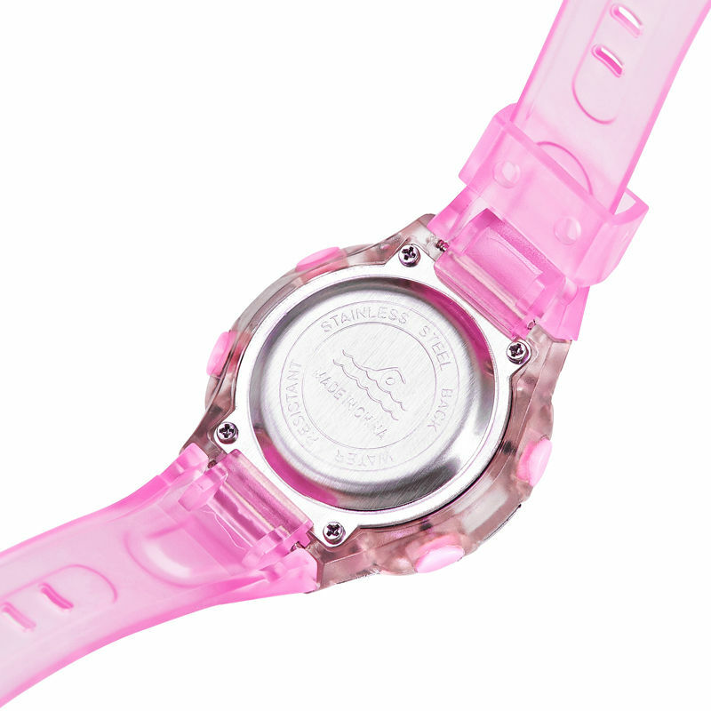 Kids Boys Girls LED Digital Sports Wrist Watch Child Chrono Waterproof Stopwatch