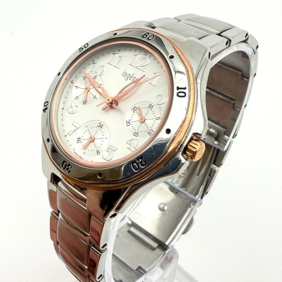 Rare Seiko Alba Ingenue watch, new battery, day-date, women’s, working.