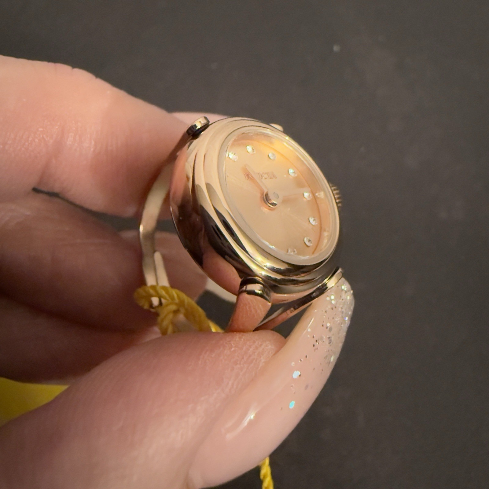 Invicta Mini Angel Women’s Ring Watch – 17.5mm Rose (48575) $199 MSRP-NEW IN BOX