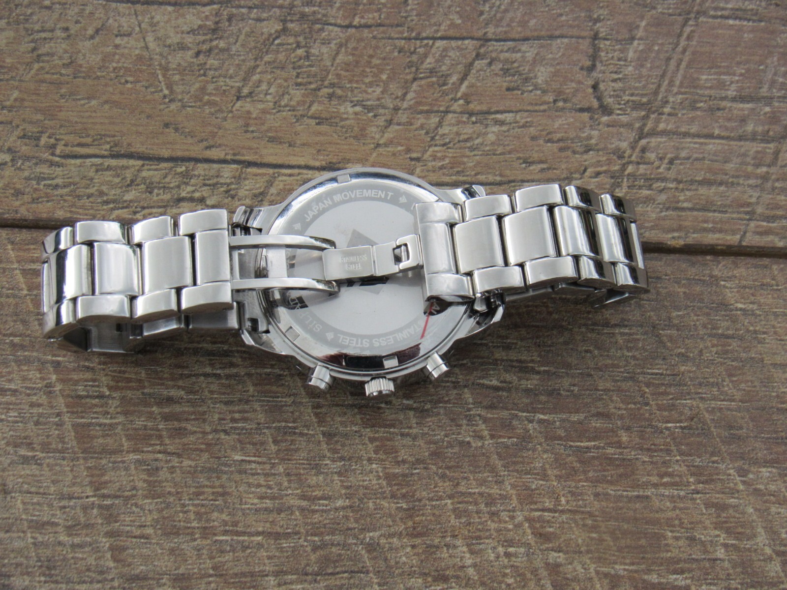 NEW SILPADA Stainless Steel Silver CZ Baguettes Finishing Touch Watch T2956 2956