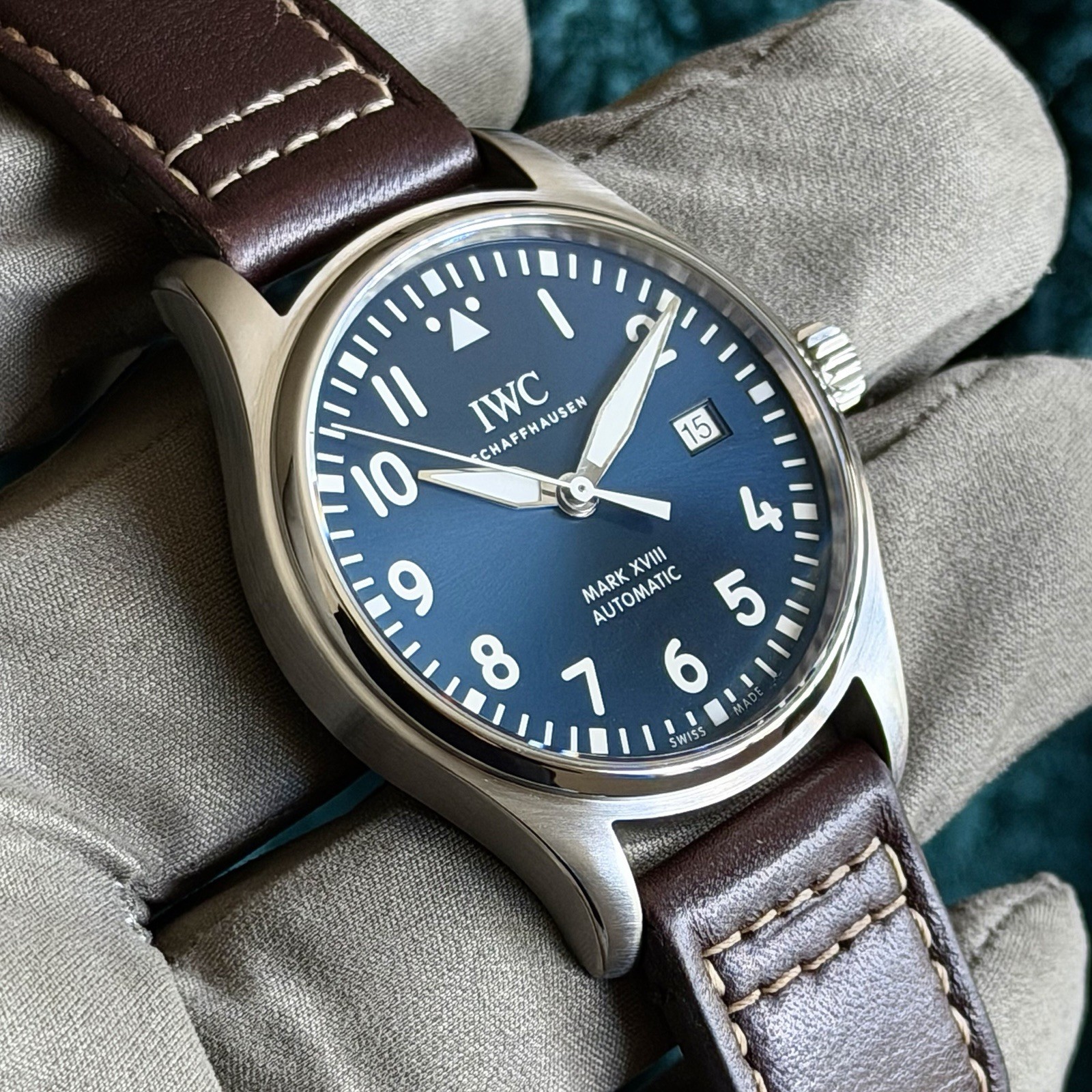IWC Pilot’s Watch Blue Dial – IW327010 – 40mm – Great Condition – Box and Papers