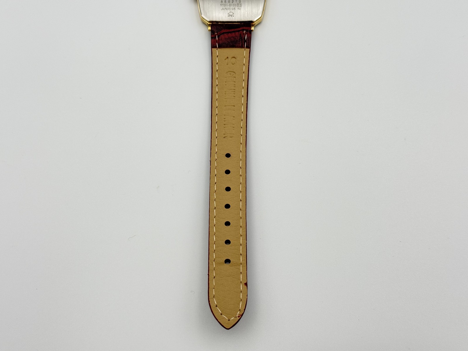SEIKO Dolce 7731-5120 Gold Dial Quartz Men’s Dress Watch Japan Vintage #2