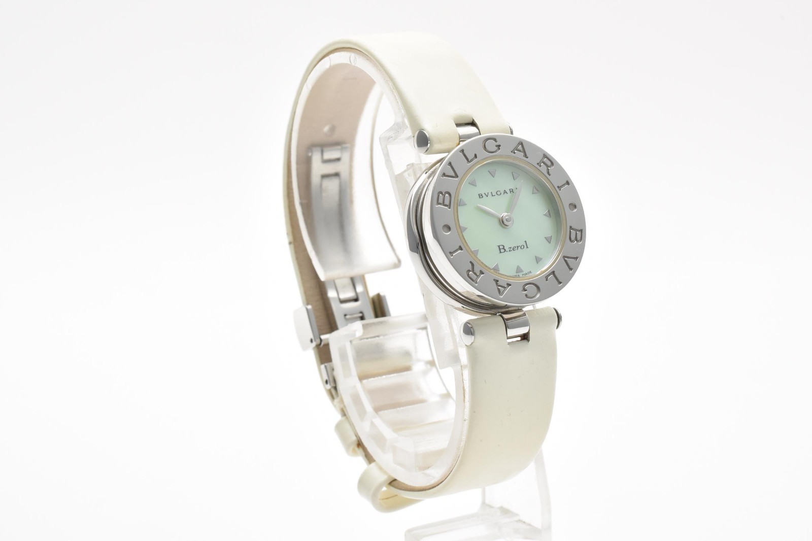 [NEAR MINT in Box] BVLGARI B.zero1 BZ22S SS Band Women’s Quartz Watch JAPAN