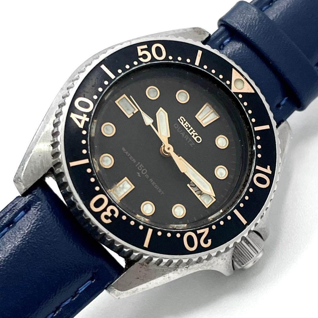 Working SEIKO 2625 0010 Diver’s Watch Men’s New Battery