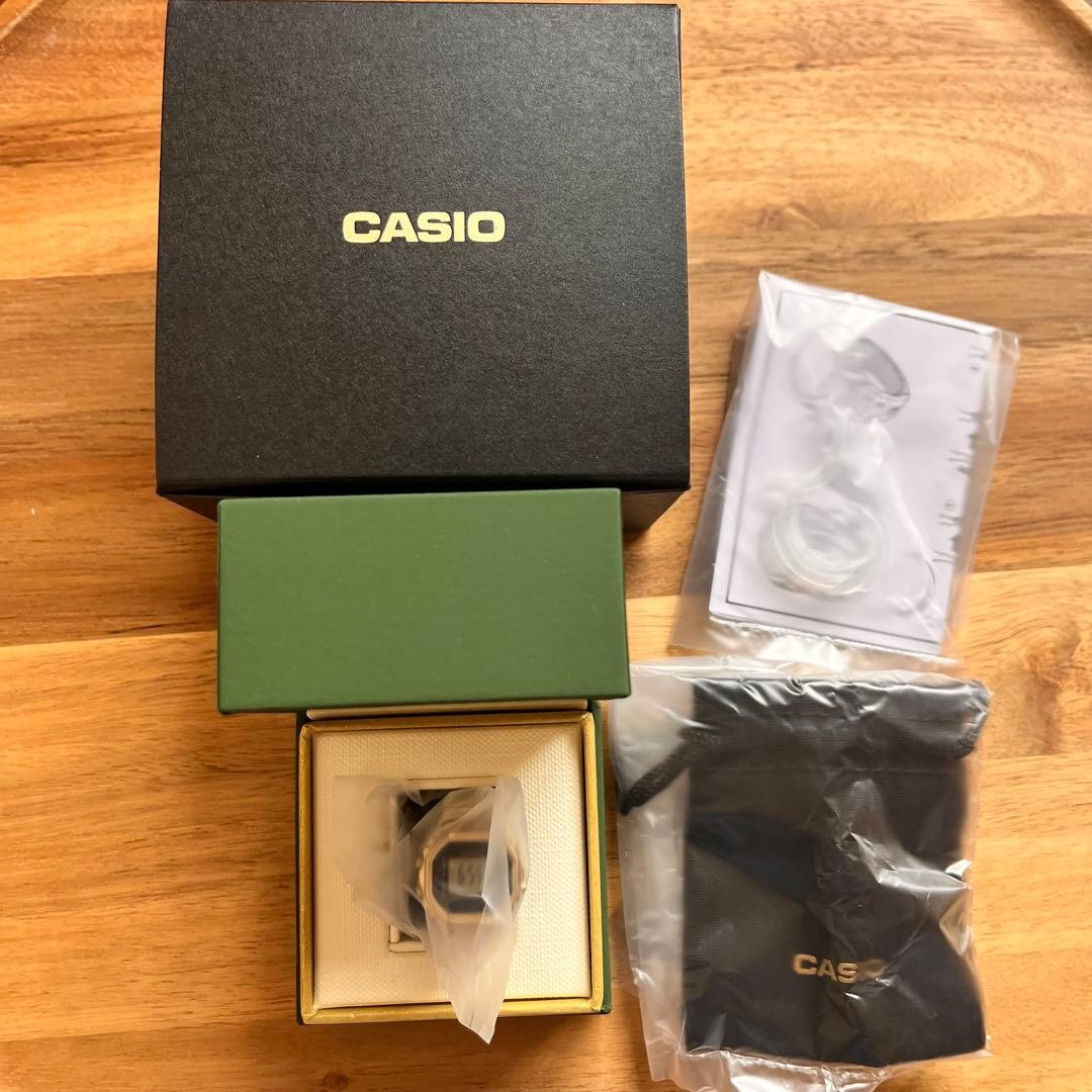 CASIO Wristwatch Gold Ring Watch CRW 001G 9JR