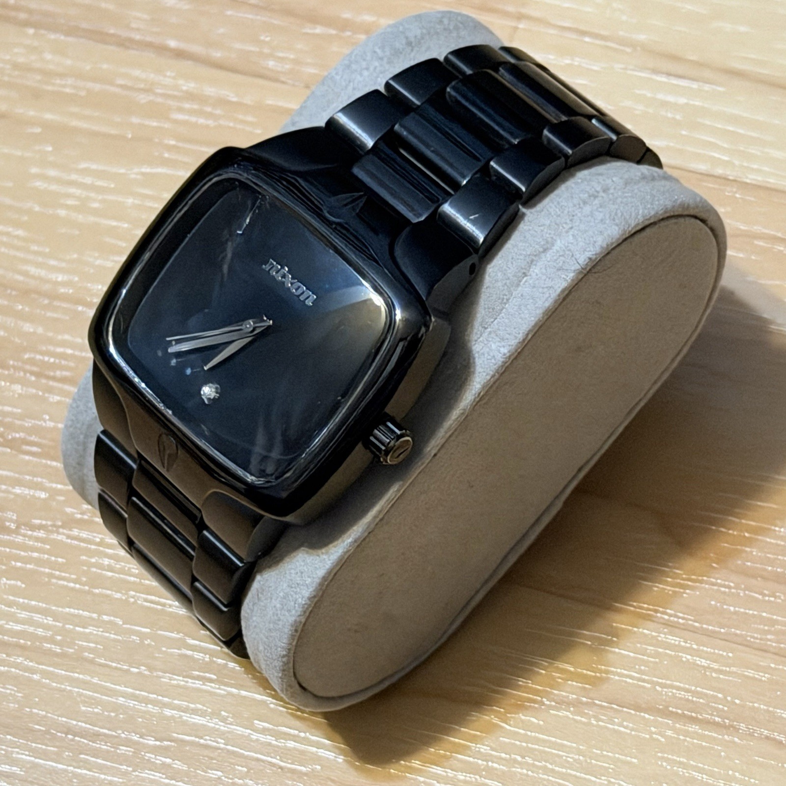 Nixon The Player «Yes It’s Real» ALL BLACK Men’s Analog Surf Watch RUNS READ