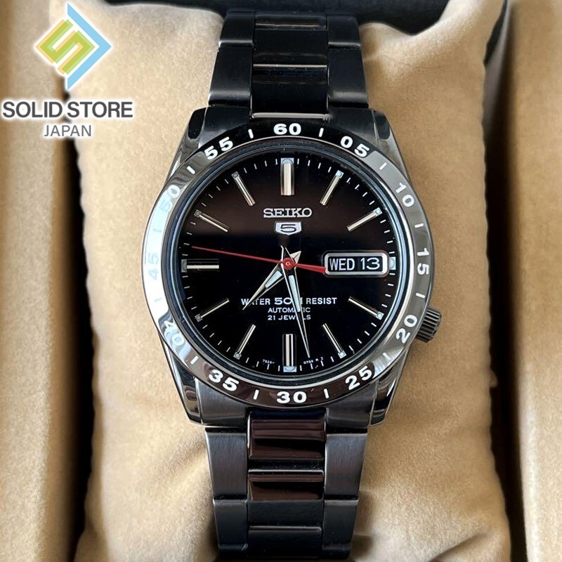 SEIKO 5 Sports SNKE03K1 Mechanical Automatic Watch Black SNKE03KC SNKE03K SNKE03