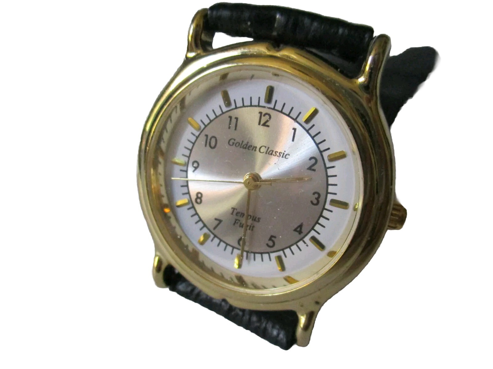 Tempus Fugit Quartz Plated Steel Watch