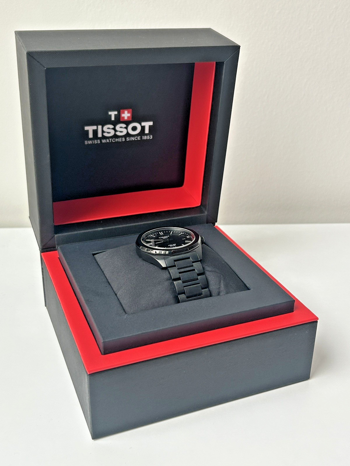 Tissot PRC 100 Solar Quartz 39mm Black Stainless Steel Watch T151.422.33.051.00