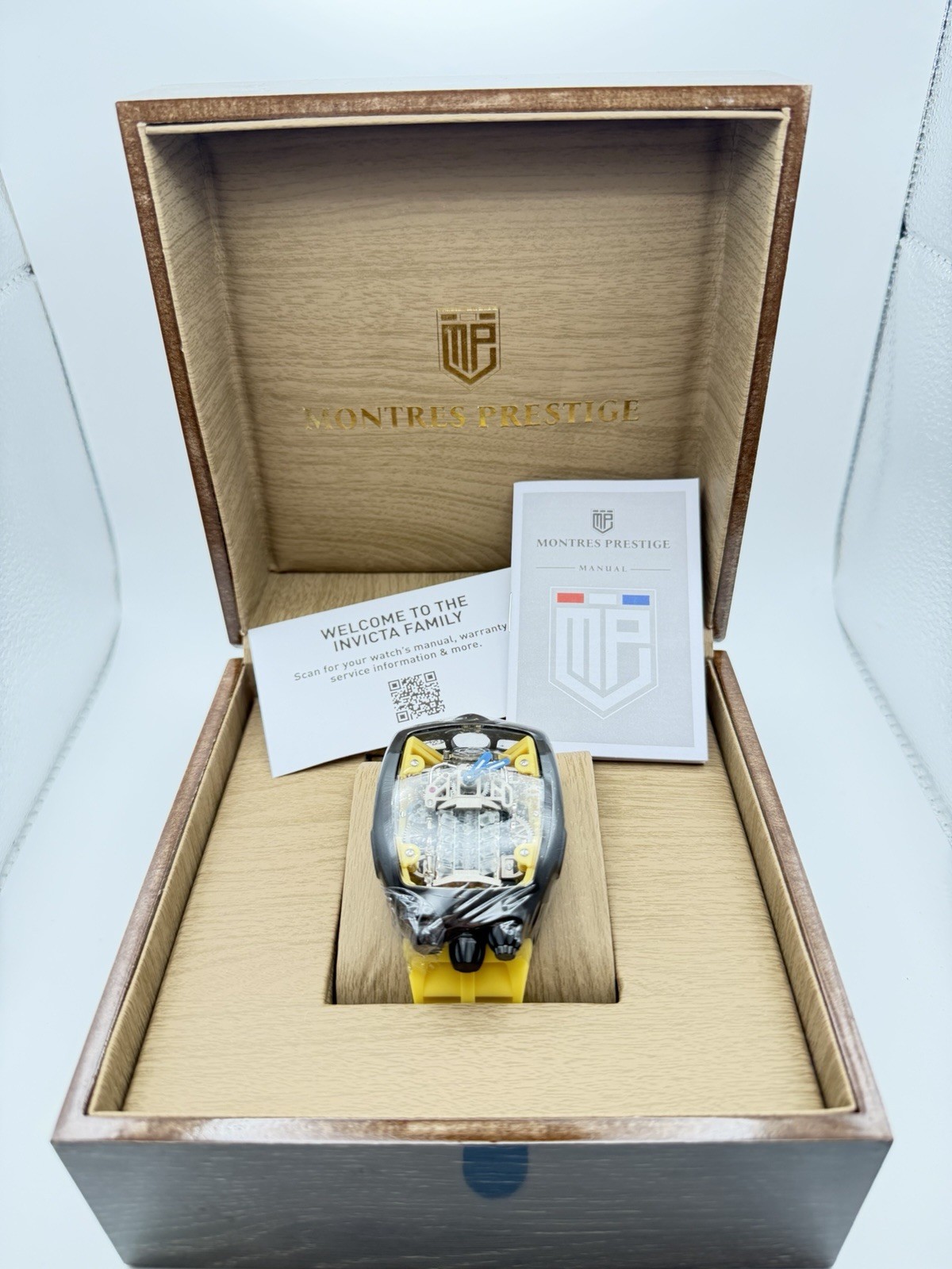 MPW-0357-Montres Prestige X Invicta Automatic Watch w/ Skeleton Dial – 44mm