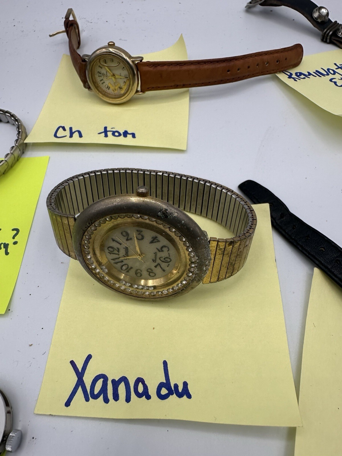 Vintage Watch Lot Untested, Various Brands Parts/repair Bulova, 17 Jewels Plus