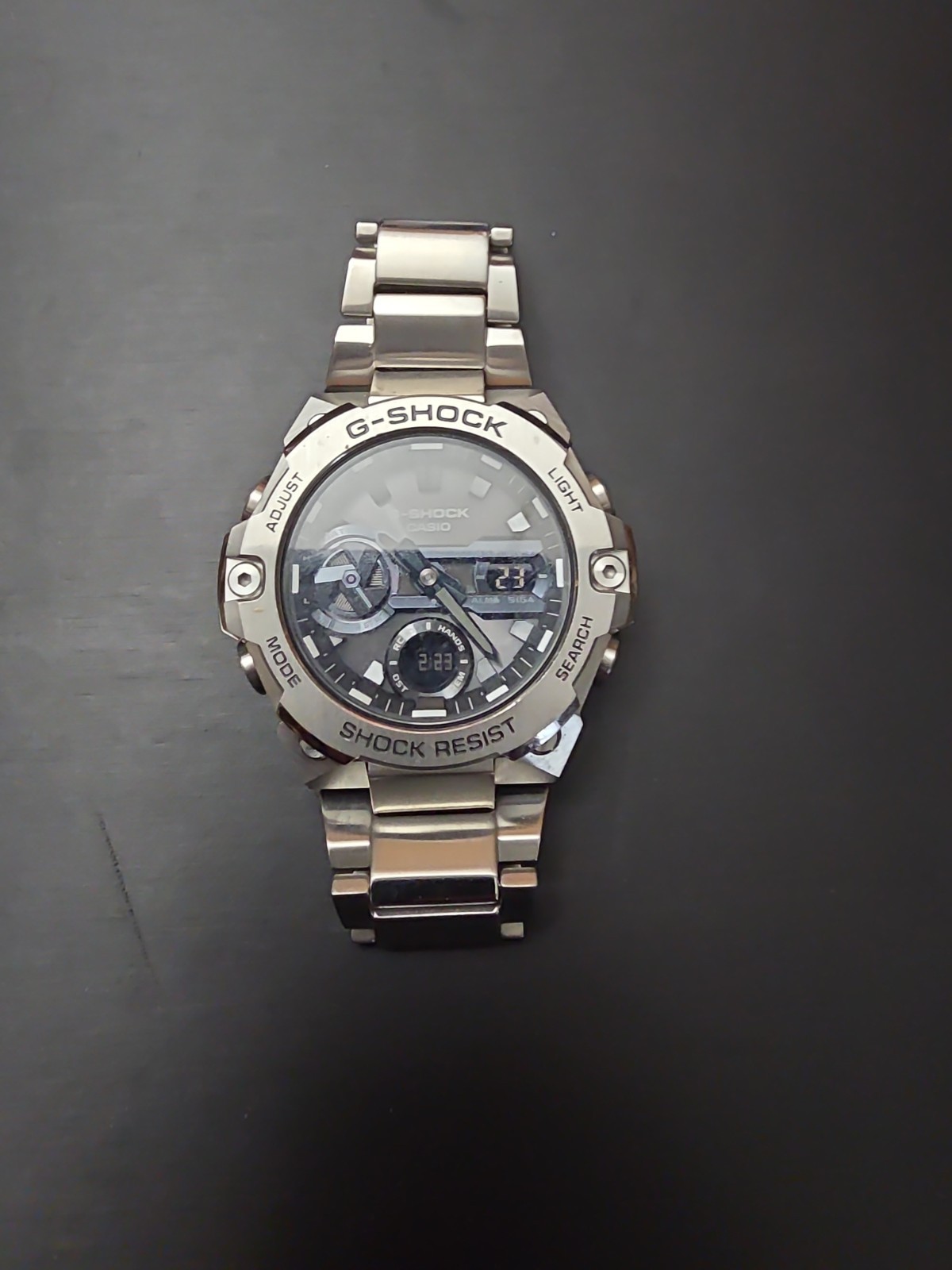 Casio G-Shock G-steel GSTB400D-1A G Shock G-steel 28mm Stainless Steel Case.band