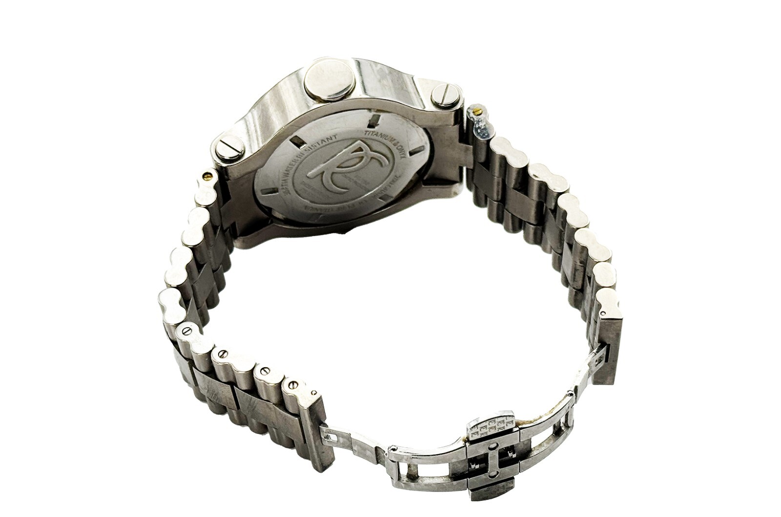 RENATO COLLEZIONI T-REX TITANIUM Limited Edition Mens Watch W/Green Retro