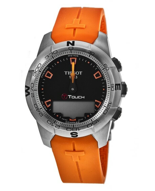 Tissot T-Touch II Black Dial Rubber Strap Men’s Watch T047.420.17.051.01-PO
