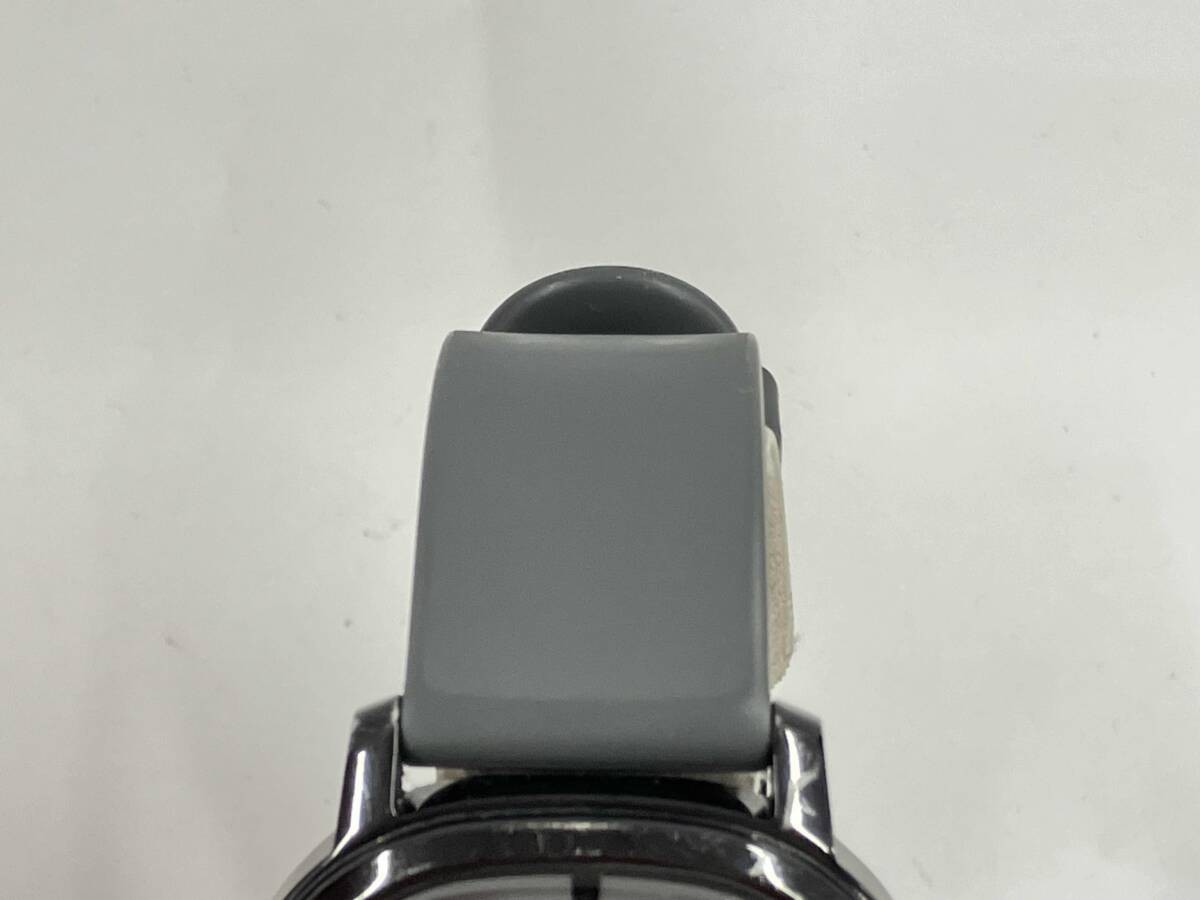 agnes b N877KRE0 Wristwatch Quartz Timepiece Used Scratched Glass Leather