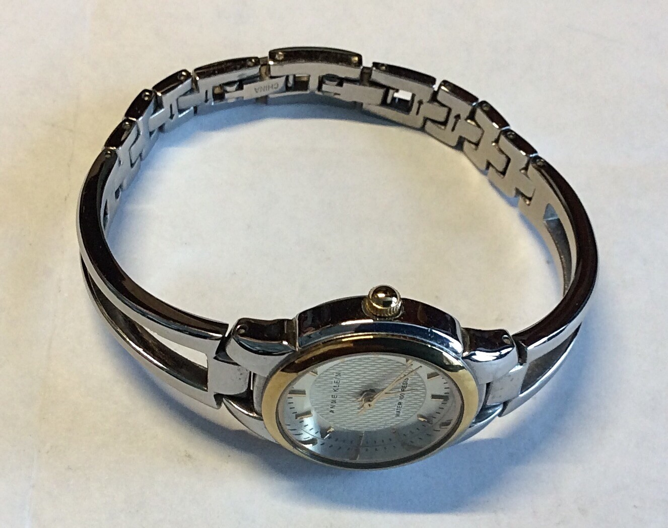 Women’s ANNE KLEIN Two-Tone Classic Dress/Casual Bracelet Watch, Runs As Shown